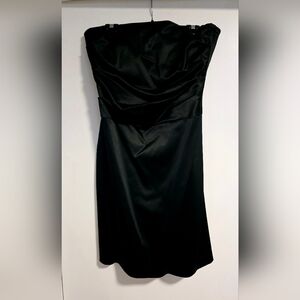 White House Black Market Strapless Black Dress